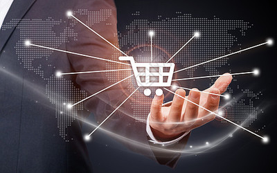 網(wǎng)上購(gòu)物 背景圖片